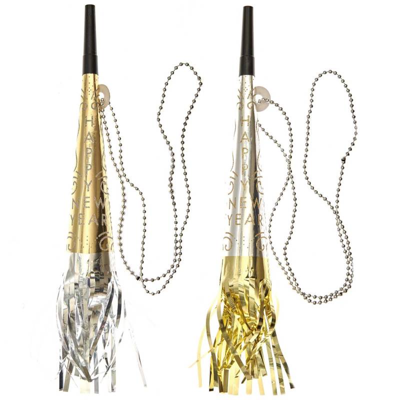 Partytröten mit Halskette 2 Stück Partytröten mit Halskette 2 Stück von Rico Design