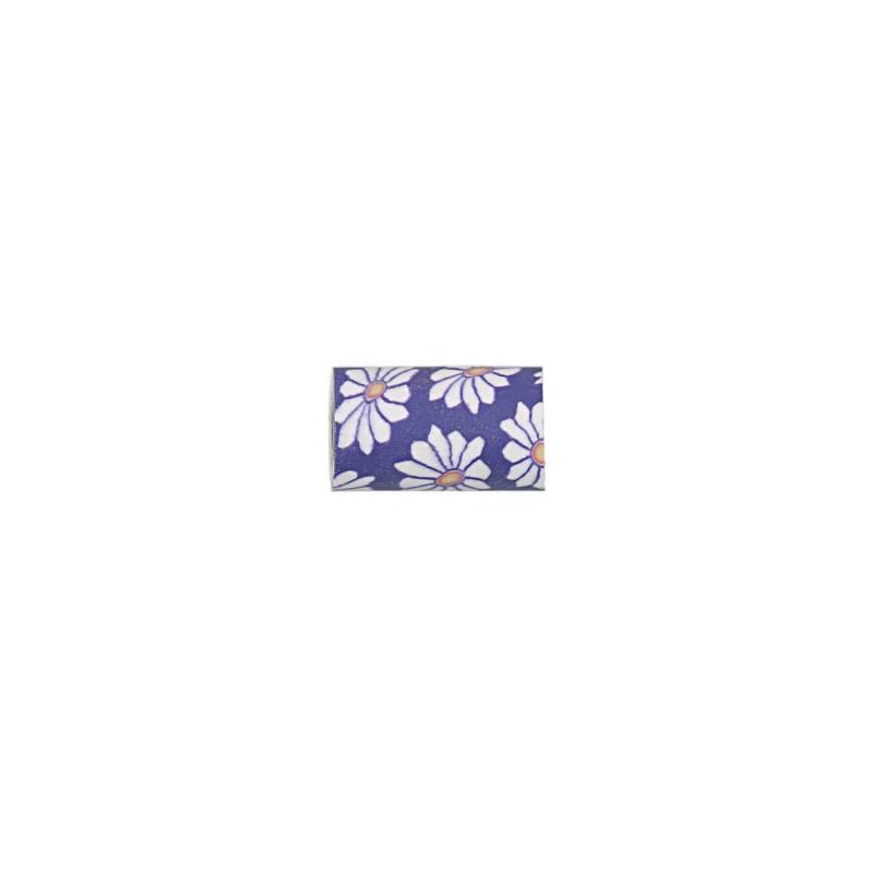 Perle Röhre Blume lila 10x6mm 8 Stück von Rico Design