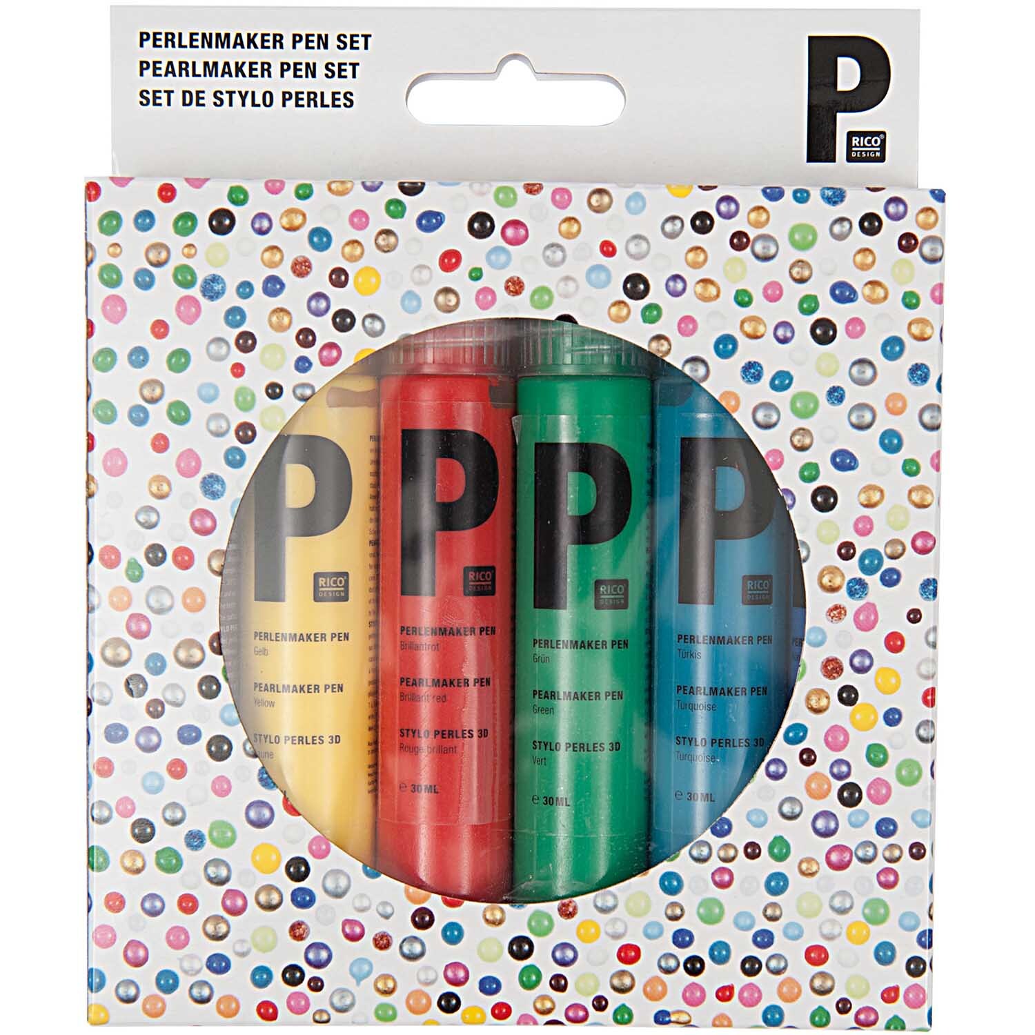 Perlenmaker Pen Set classic 6x30ml Perlenmaker Pen Set classic 6x30ml von Rico Design