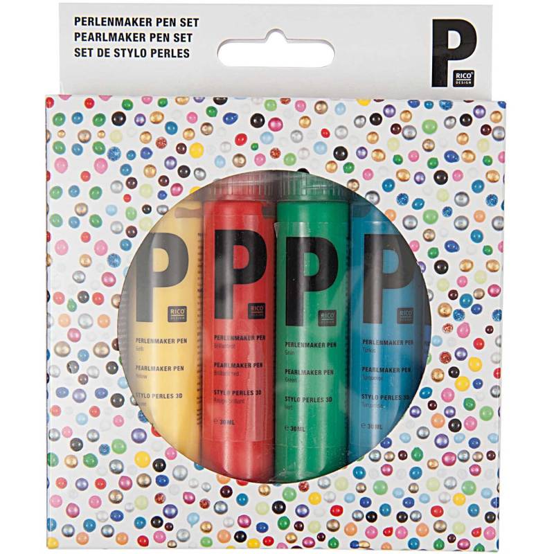 Perlenmaker Pen Set classic 6x30ml von Rico Design