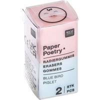 Radiergummi-Set - Vogel/Ferkel von Rico Design