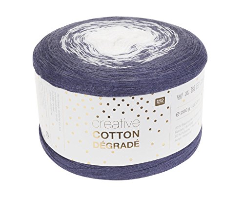 Rico Creative Bobbel Cotton Dégradé Fb. 008 200g Bobbel Mit Dezentem Farbverlauf Ca. 800m Farbverlaufsgarn Rico Creative Bobbel Cotton Dégradé Fb. 008 200g Bobbel Mit Dezentem Farbverlauf Ca. 800m Farbverlaufsgarn von Rico Design