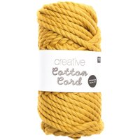 Rico Creative Cotton Cord - Senf von Gelb