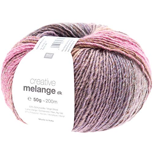 Rico Creative Melange DK Fb. 21, Wolle Nadelstärke 3,5-4 mm mit Farbverlauf Rico Creative Melange DK Fb. 21, Wolle Nadelstärke 3,5-4 mm mit Farbverlauf von Rico Design