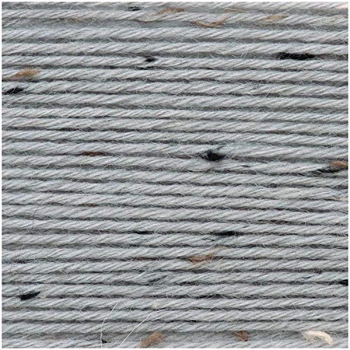 Rico Design 150g 'Superba Tweed' - Farbe: Mauve - 6-fädiges Sockenwolle in Tweed-Optik von Rico Design