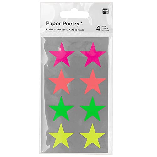Rico Design 32 Fluoreszierende Stern-Aufkleber - Ø 25 mm Rico Design 32 Fluoreszierende Stern-Aufkleber - Ø 25 mm von Rico Design