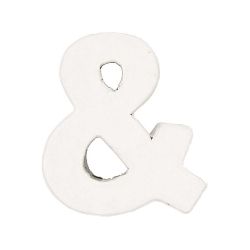 3D Papp-Buchstaben weiß stehend & 3D Papp-Buchstaben weiß stehend & von Rico Design