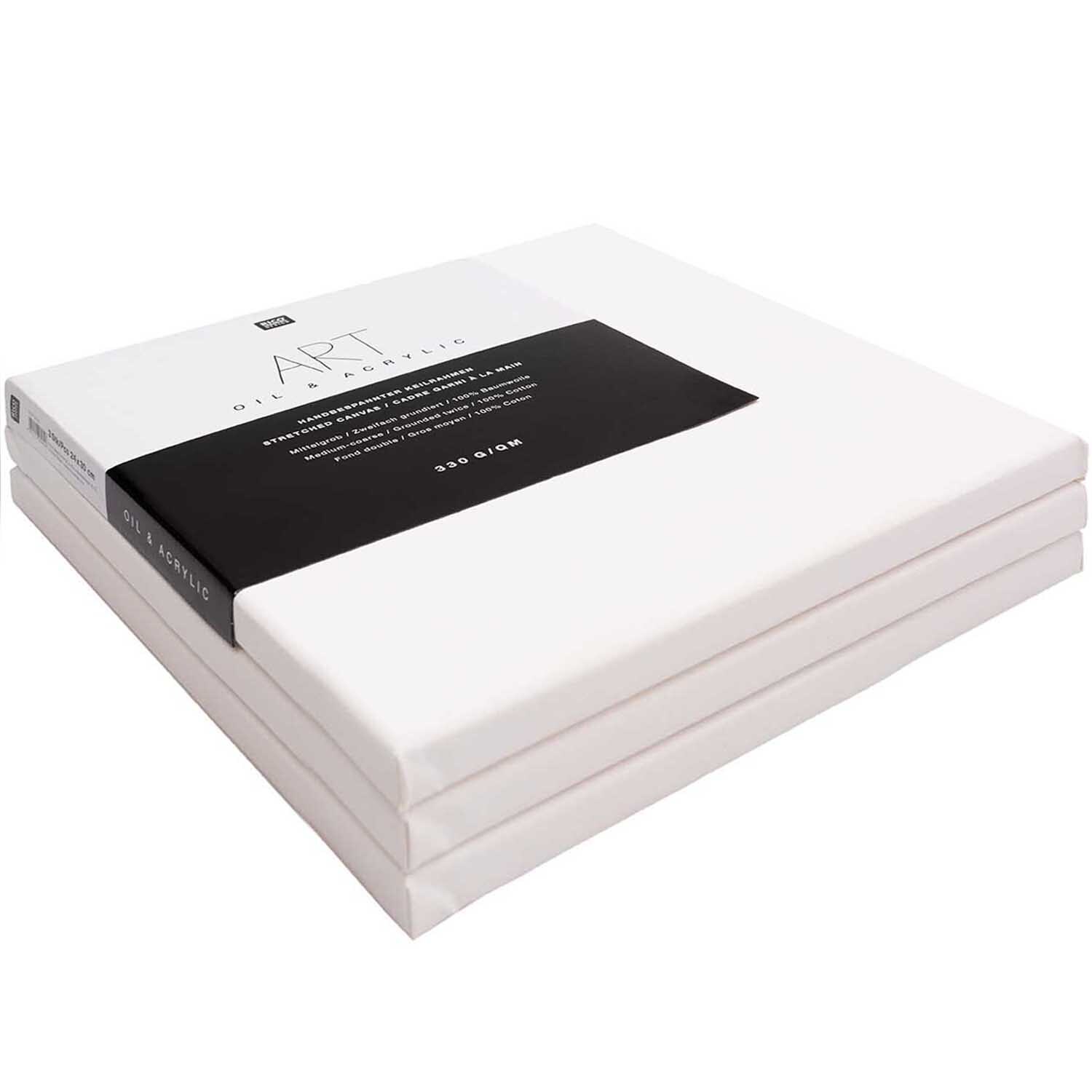Rico Design ART Keilrahmenset 3 Stück 10x10cm Rico Design ART Keilrahmenset 3 Stück 10x10cm von Rico Design