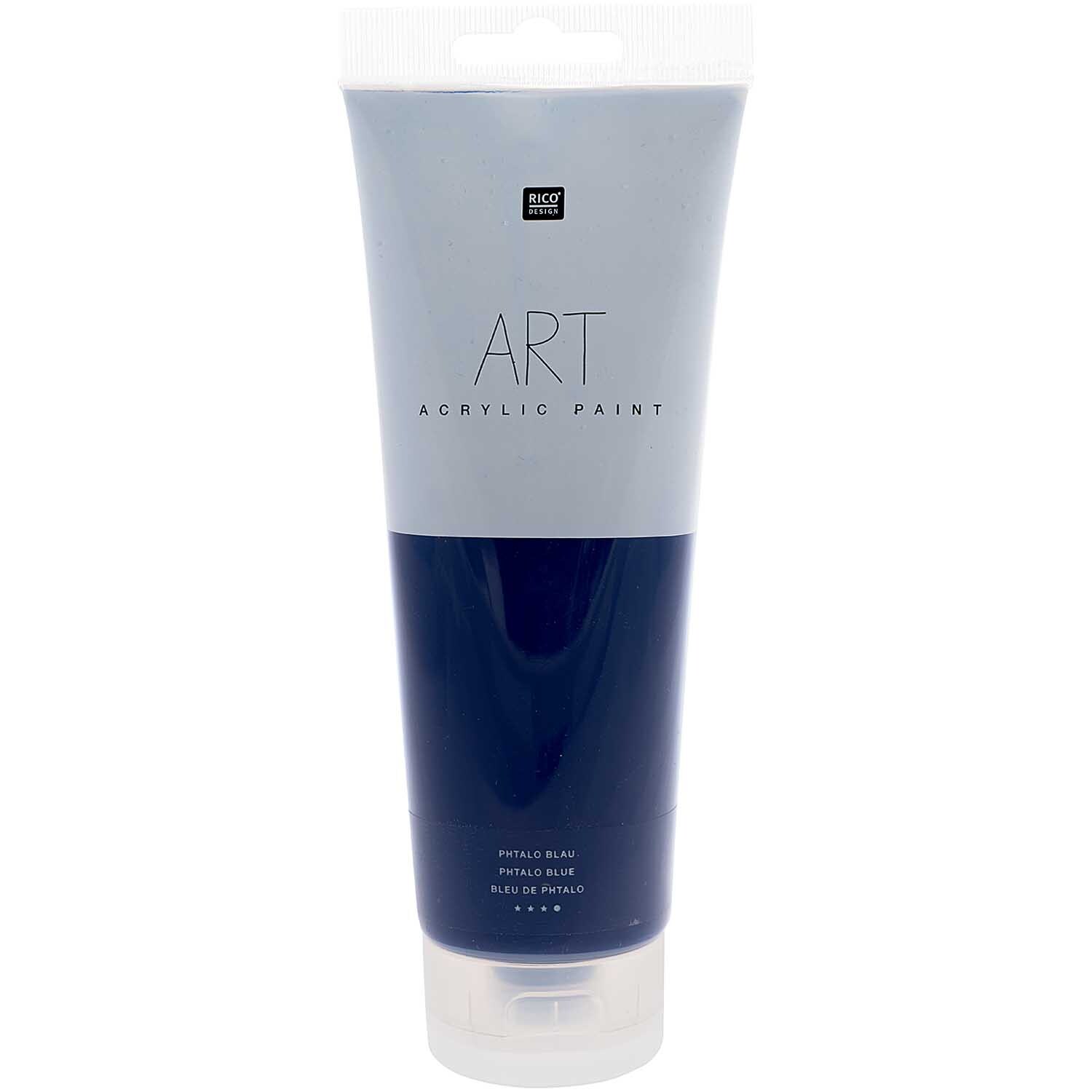 Rico Design ART Künstler Acrylfarbe 250ml Phtalo-Blau von Rico Design