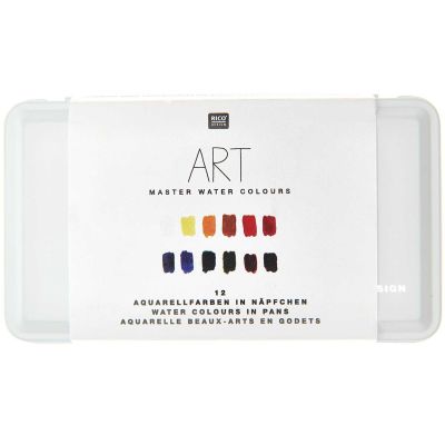 ART Master Aquarellfarben 12 Farben von Rico Design