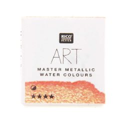 Rico Design ART Master Metallic Aquarellfarbe halbes Näpfchen aprikose von Rico Design