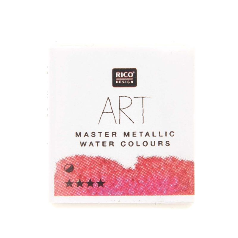 Rico Design ART Master Metallic Aquarellfarbe halbes Näpfchen magenta von Rico Design