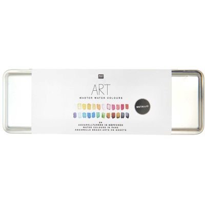 ART Master Metallic Aquarellfarben 24 Farben von Rico Design