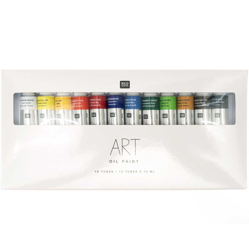 Rico Design ART Öl Color Set 12x12ml Rico Design ART Öl Color Set 12x12ml von Rico Design