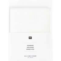 Aidaband weiß 6 Stiche/cm 10x155cm von Rico Design