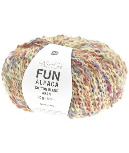 Rico Design Alpage Strickgarn und Baumwolle, Fashion Fun Alpaca Cotton Blend Aran Rico Design Alpage Strickgarn und Baumwolle, Fashion Fun Alpaca Cotton Blend Aran von Rico Design