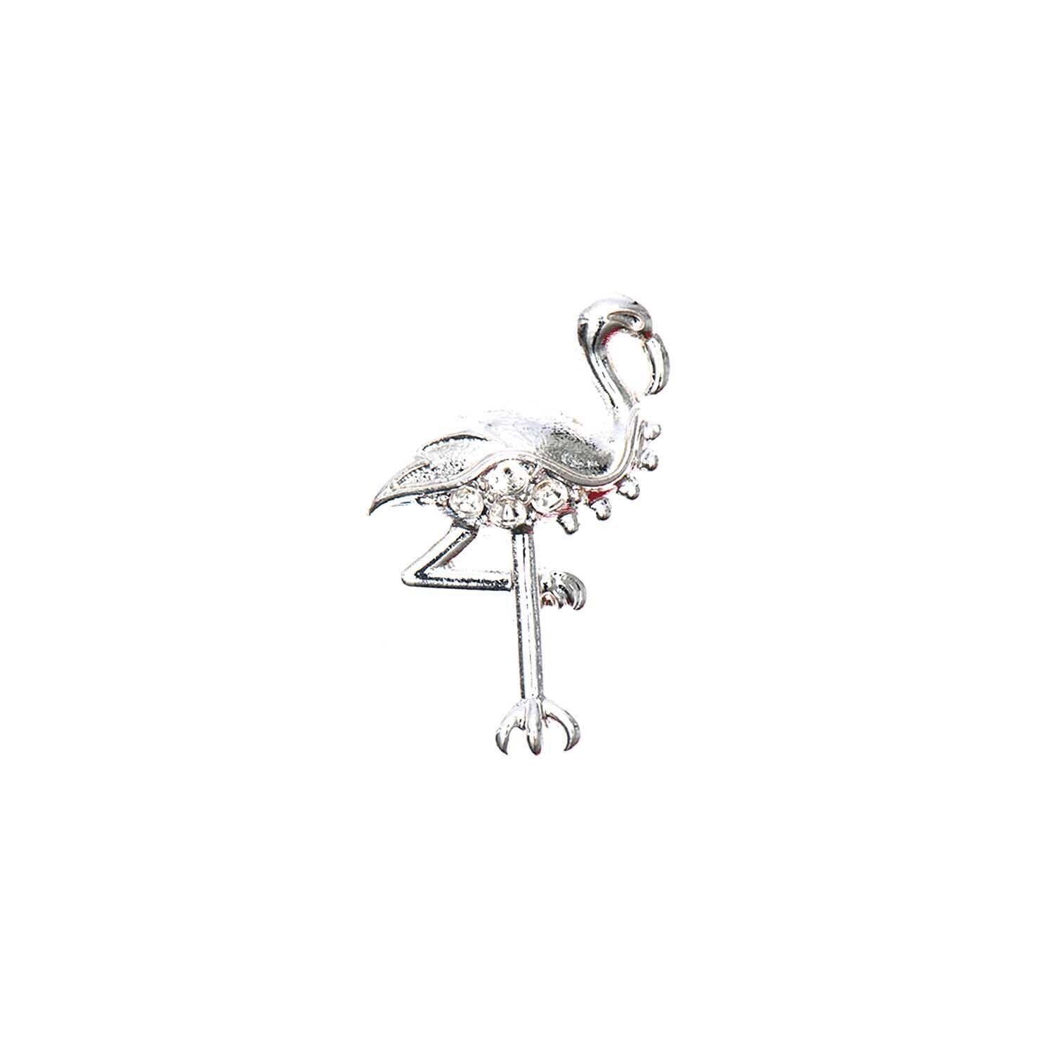 Anhänger Flamingo silber 20x13mm 4 Stück Anhänger Flamingo silber 20x13mm 4 Stück von Rico Design