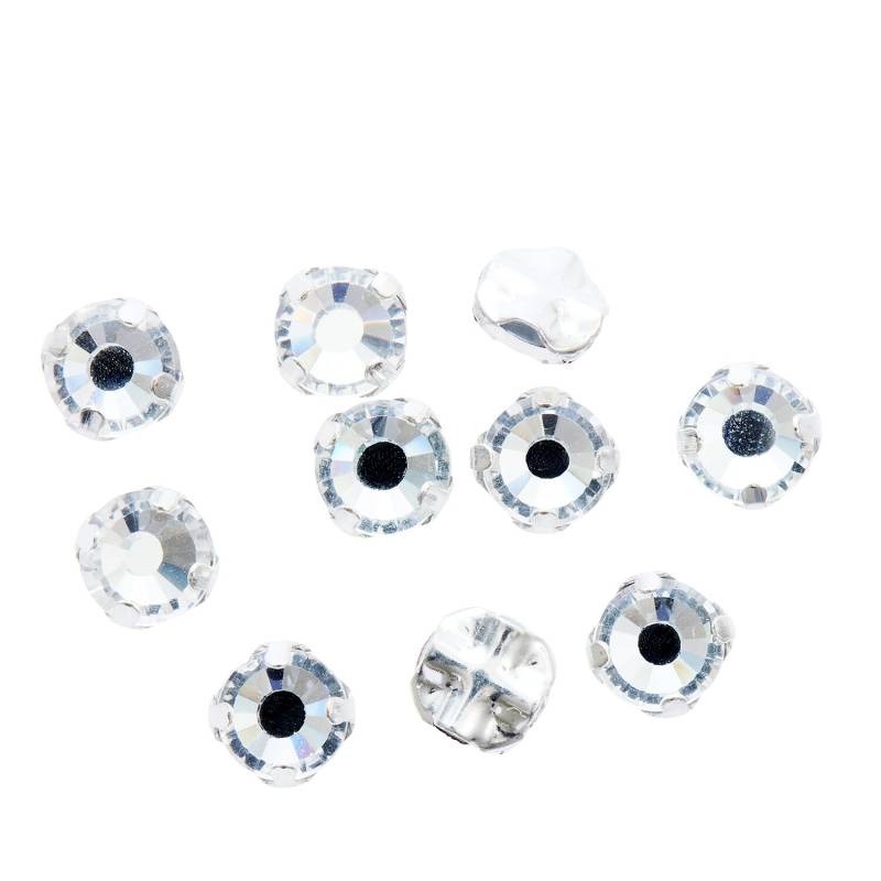 Rico Design Aufnähsteine im Kessel Srystal 6mm von Rico Design