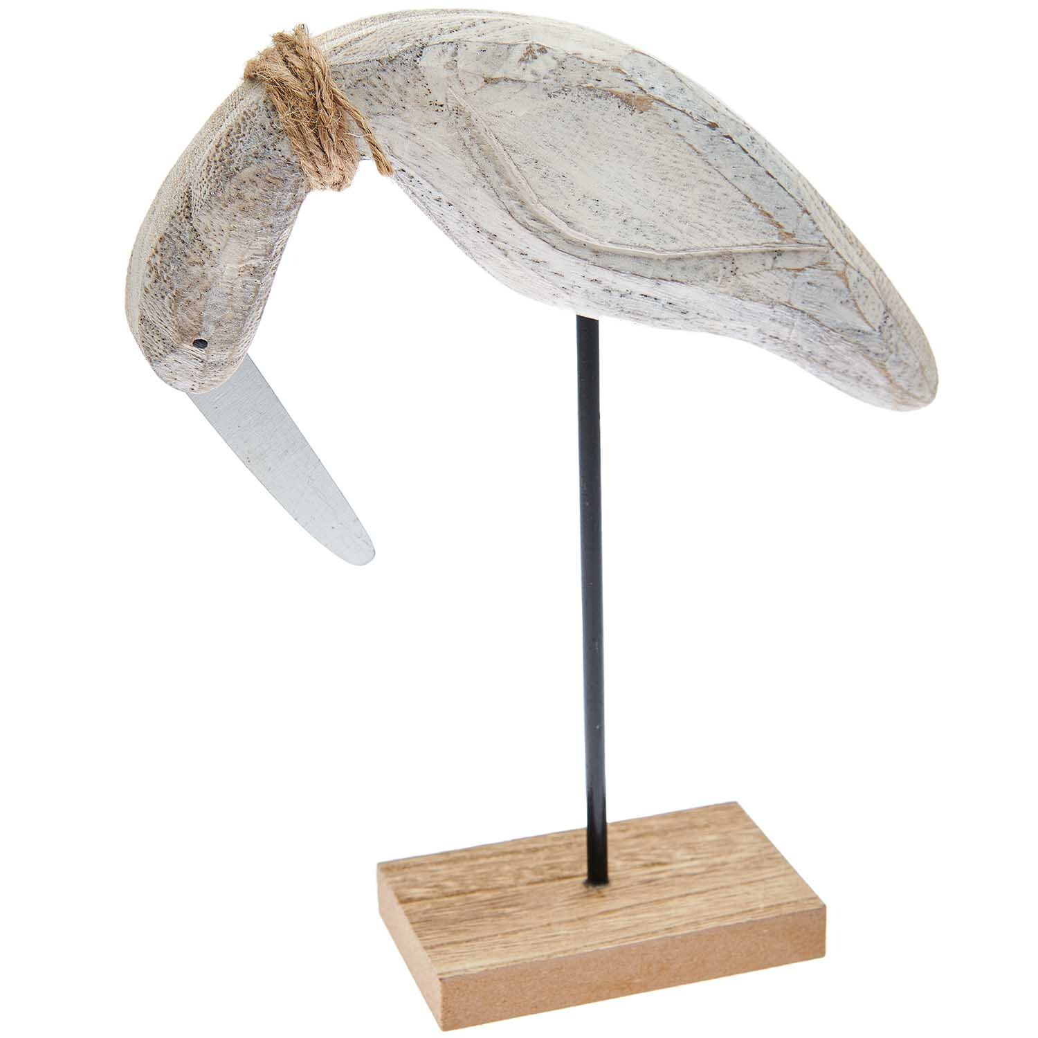 Aufsteller Möwe aus Holz hellgrau 16x21,5cm Aufsteller Möwe aus Holz hellgrau 16x21,5cm von Rico Design