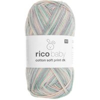 Rico Design Rico Baby Cotton Soft Print dk Mauve-Aqua von Rico Design