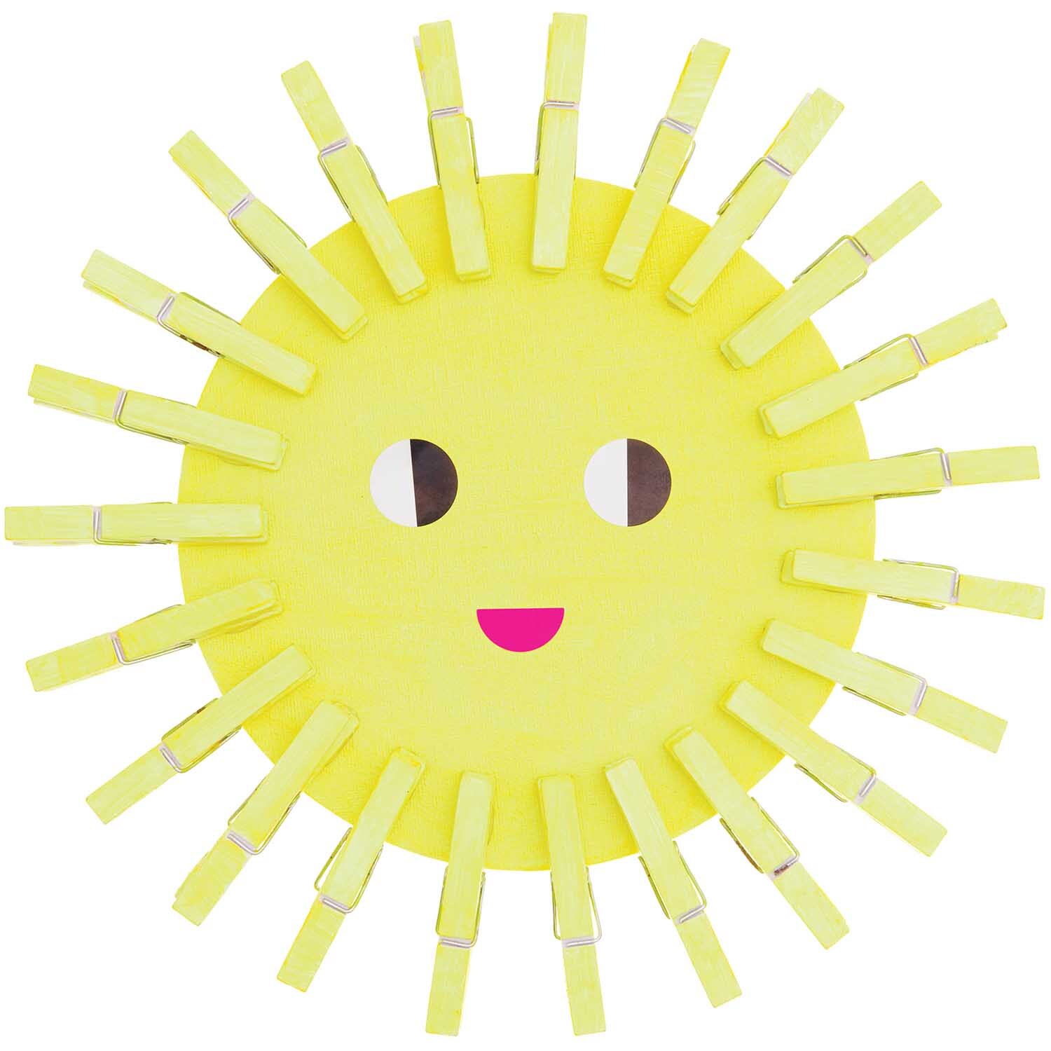 Bastelset Sonne mit Holzklammern Bastelset Sonne mit Holzklammern von Rico Design