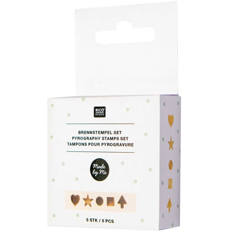 Brennstempel-Set für Brandmalkolben von Rico Design