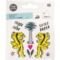 Bügelmotivset Tiger-Palme von Rico Design