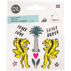Bügelmotivset Tiger-Palme von Rico Design