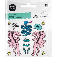 Bügelmotivset Tiger-Schlange von Rico Design