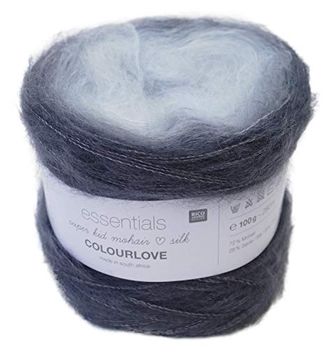 Rico Design Colourlove Super Kid Mohair Silk (01), 100g von Rico Design