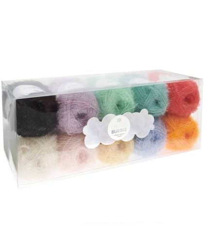 Rico Design Creative Bubble Set, 10 Farben á je 50g (Crazy Bubble Gang) von Rico Design