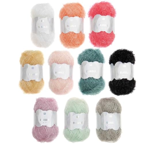 Rico Design Creative Bubble Set, 10 Farben á je 50g (Pastel) von Rico Design