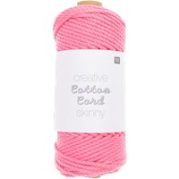 Rico Design Creative Cotton Cord Skinny - Pink von Pink
