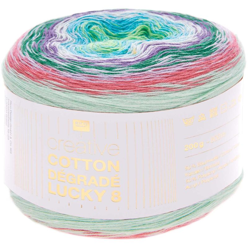 Creative Cotton Dégradé Lucky 8 von Rico Design