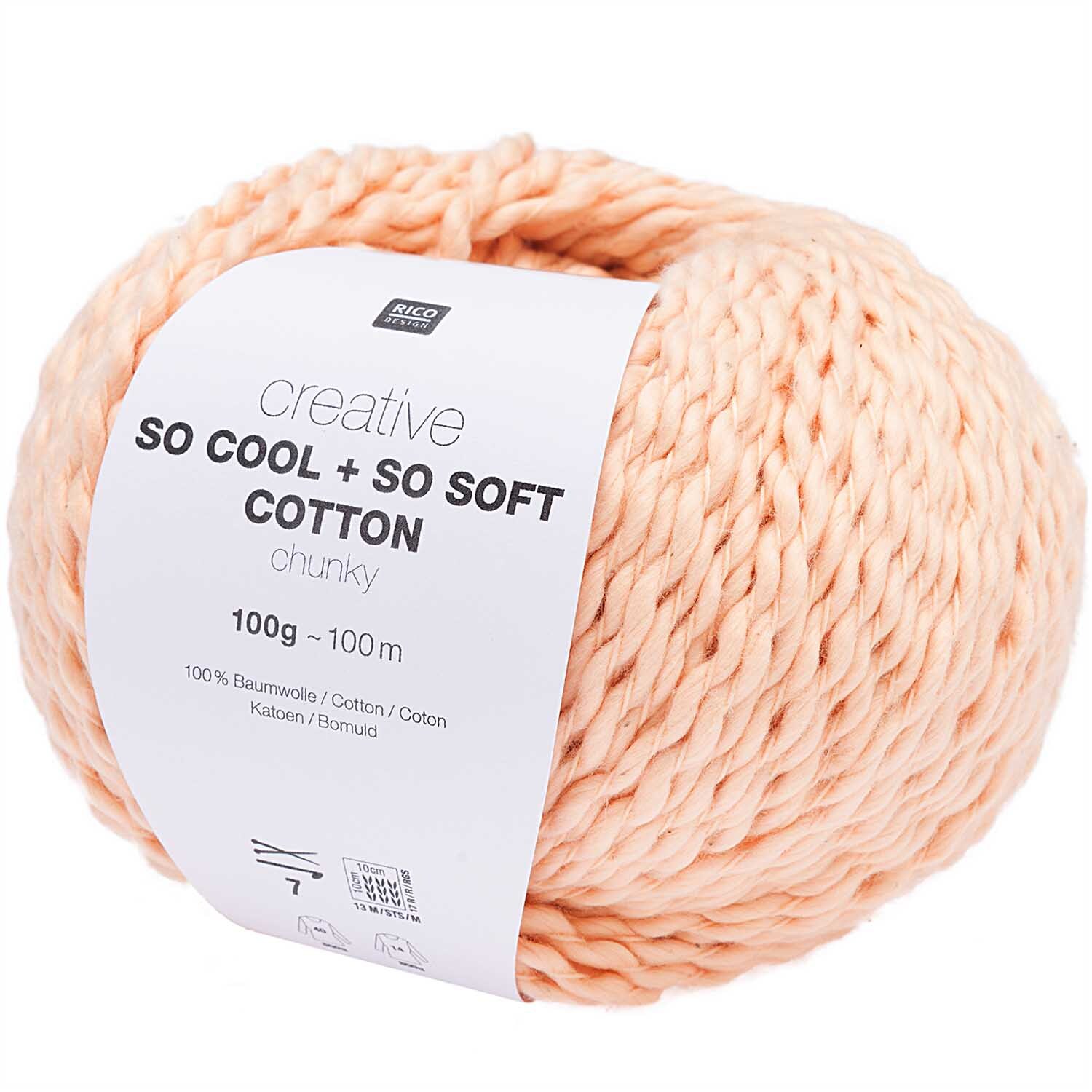 Rico Design Creative So Cool + So Soft Cotton chunky Buttercreme von Rico Design