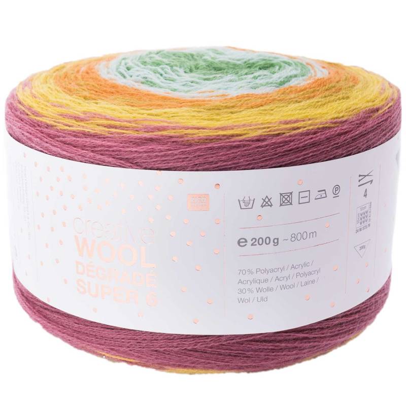 Creative Wool Dégradé Super6 von Rico Design