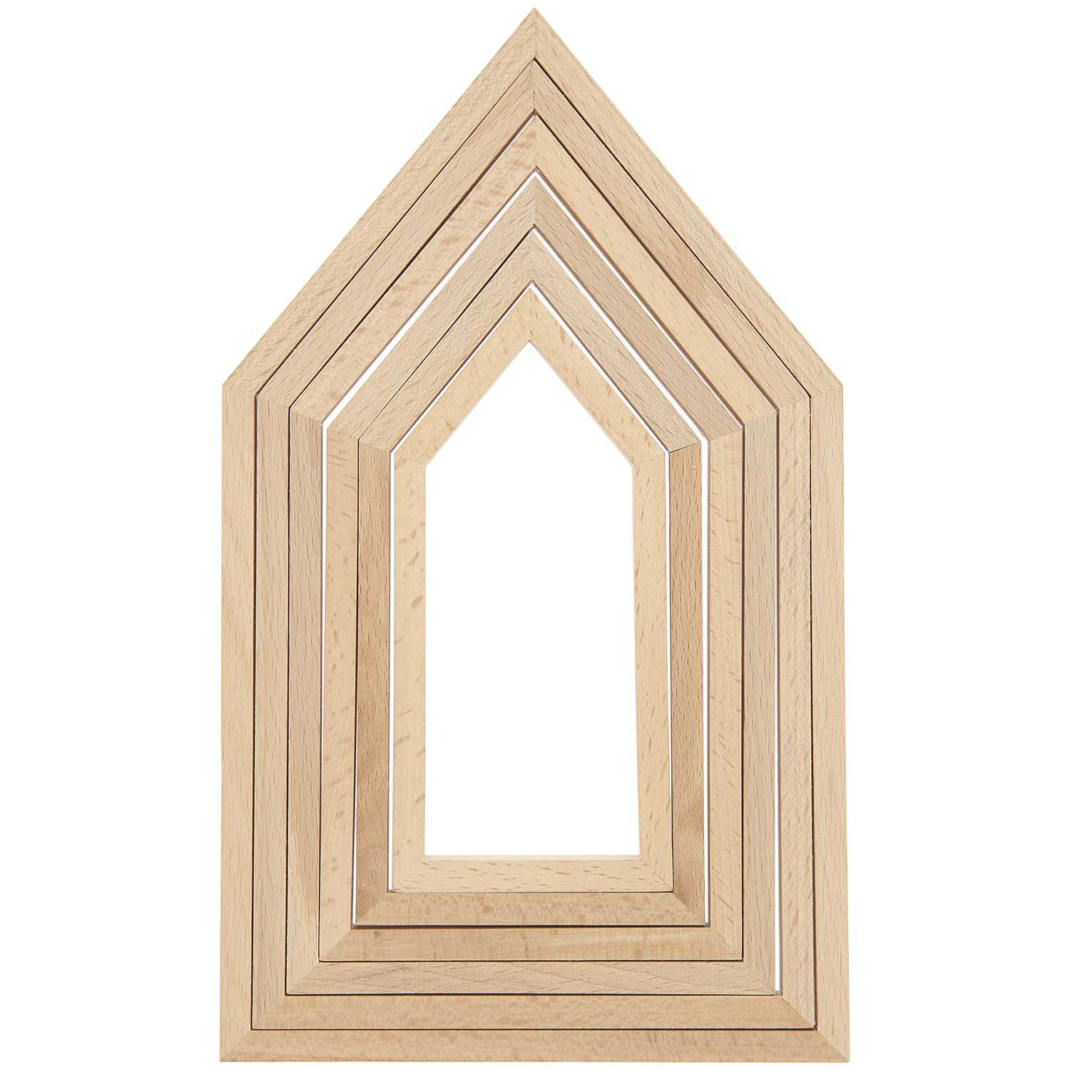 Dekorahmen Haus Hochformat Set Dekorahmen Haus Hochformat Set von Rico Design