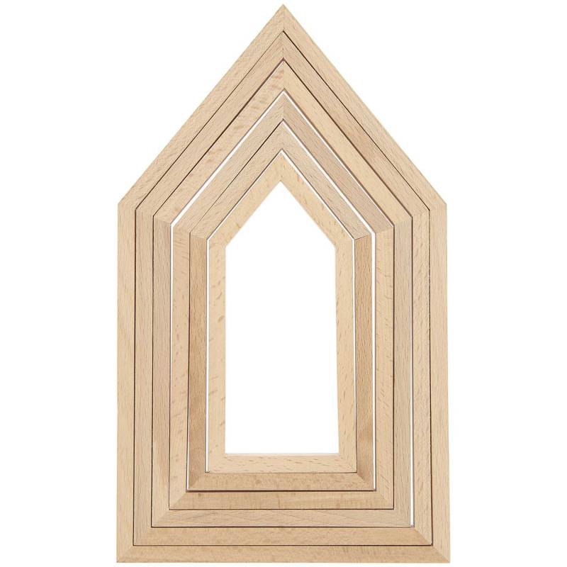 Dekorahmen Haus Hochformat Set von Rico Design