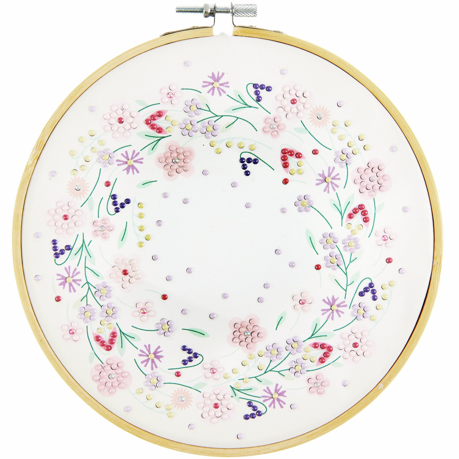 Rico Design Diamond Painting DIY-Set Funkelnder Blumenkranz von Rico Design