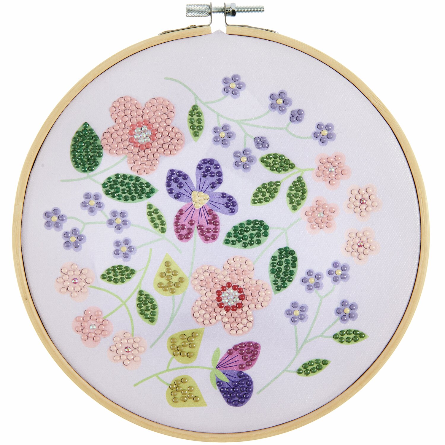 Rico Design Diamond Painting DIY-Set Schimmernde Blumen 19-teilig von Rico Design