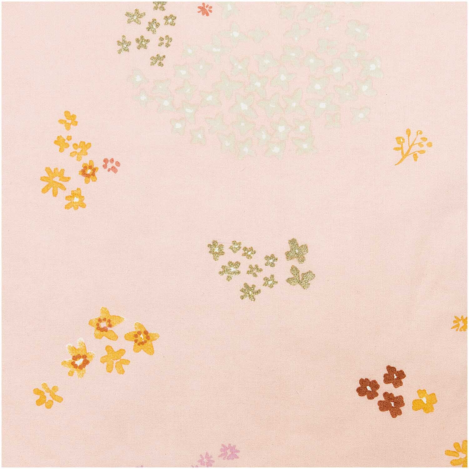 Druckstoff Crafted Nature Blumen rosa-metallic 140cm beschichtet Druckstoff Crafted Nature Blumen rosa-metallic 140cm beschichtet von Rico Design
