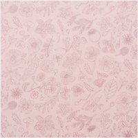 Druckstoff Hygge Blumen rosa-metallic 50x140cm von Rico Design
