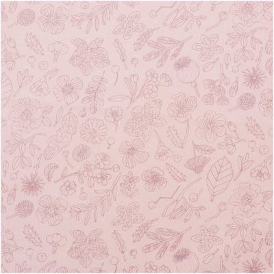 Druckstoff Hygge Blumen rosa-metallic 50x140cm Druckstoff Hygge Blumen rosa-metallic 50x140cm von Rico Design