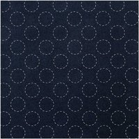 Druckstoff Jardin Japonais Kreise dunkelblau-creme 50x140cm Druckstoff Jardin Japonais Kreise dunkelblau-creme 50x140cm von Rico Design