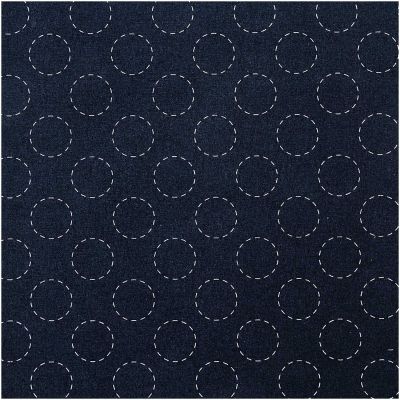 Druckstoff Jardin Japonais Kreise dunkelblau-creme 50x140cm Druckstoff Jardin Japonais Kreise dunkelblau-creme 50x140cm von Rico Design