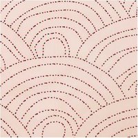 Druckstoff Jardin Japonais Wellen rosa 50x140cm von Rico Design