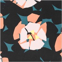 Druckstoff Okina Hana Blumen grün-rosa 140cm von Rico Design