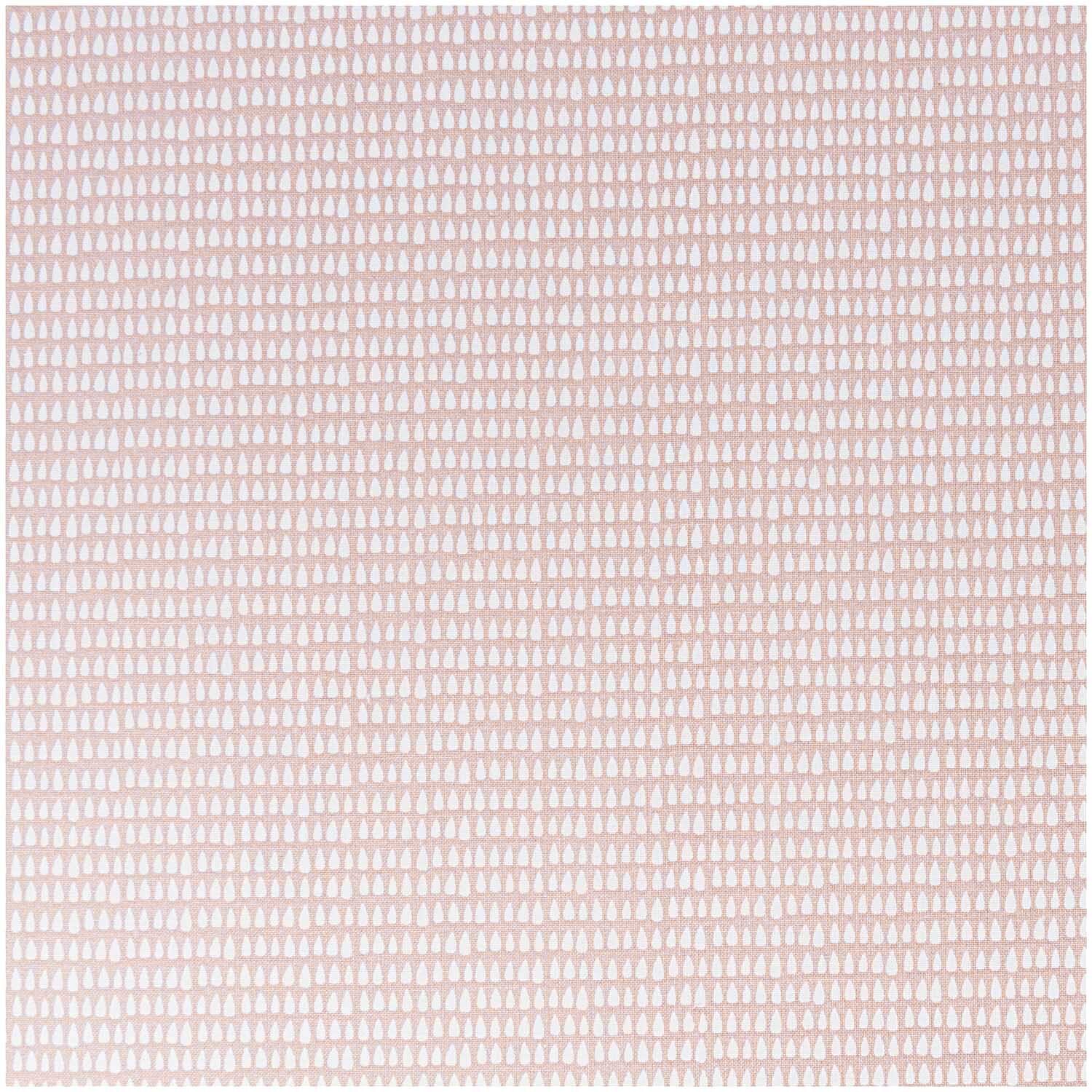 Rico Design Druckstoff Tropfenmuster blassrosa 50x140cm von Rico Design