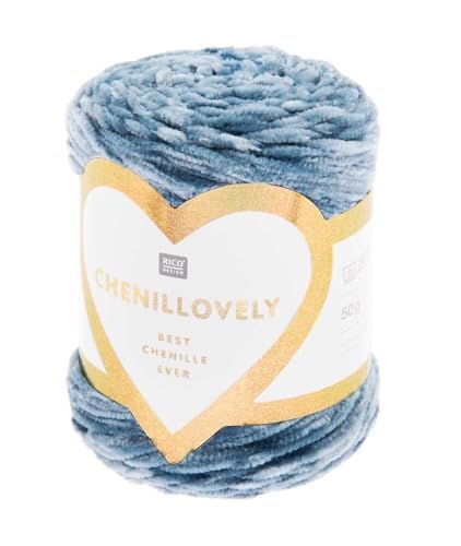 Rico Design Entdecken Sie den Komfort und die Weichheit des Creative Chenillovely 50 g Samtknäuels von Color: 06 Petrol von Rico Design