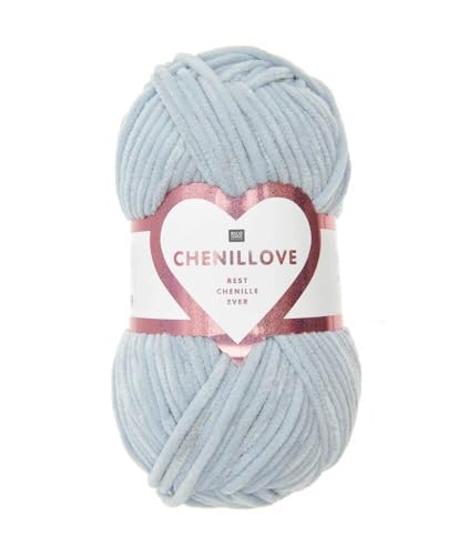 Rico Design Creative Chenillove 100 g Velours-Knäuel aus Polyester-Mischung, luxuriös und bequem Rico Design Creative Chenillove 100 g Velours-Knäuel aus Polyester-Mischung, luxuriös und bequem von Rico Design